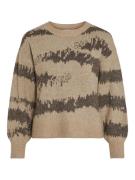 Vila Vinura o-neck l/s jacquard knit top