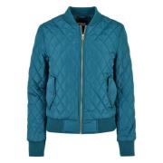 Urban Classics Dames diamond nylon gewatteerd jasje