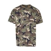 Urban Classics Heren camo zwaargewicht oversized t-shirt