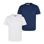 Urban Classics Jongens basic organic katoenen borstzak t-shirt (set va...