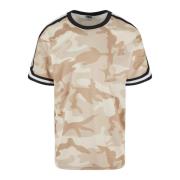 Urban Classics Heren camo mesh oversized t-shirt