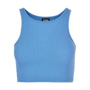 Urban Classics Dames ribbed crop top