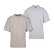 Urban Classics Heren-t-shirt lang (set van 2)