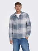 Only & Sons Onsmace ls check overshirt