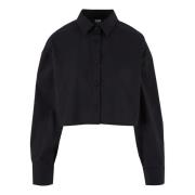 Urban Classics Dames cropped oversized blouse