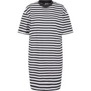 Urban Classics Dames gestreept oversized t-shirt jurk