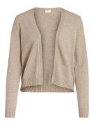 Vila viril short l/s knit cardigan-noos 14060800 natural melange