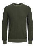 Jack & Jones jjeglobe knit crew neck noos 12258139 kombu green