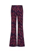 Studio Anneloes marilon leaves trousers 11974 6936 darkblue/merlot