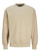 Jack & Jones Jorfrederiksberg sweat crew neck zand