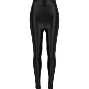 Urban Classics Dames metallic glimmende legging met hoge taille