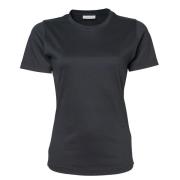 Tee Jays Dames interlock t-shirt met korte mouwen