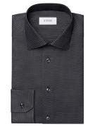 Eton Pied-depoule twill-shirt