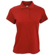 B and C B&c safran puur dames poloshirt met korte mouwen