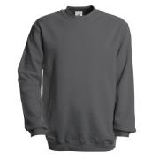 B and C B&c uniseksekset in modern cut crew neck sweatshirt