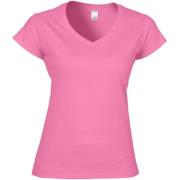 Gildan Dames zachte stijl korte mouw v-hals t-shirt