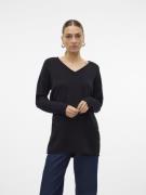 Vero Moda Vmgold roll ls long v-neck pullover