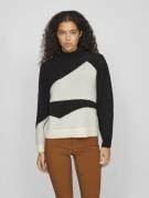 Vila Vicilia mock neck l/s jaquard top -