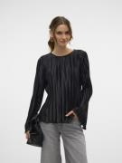 Vero Moda Vmrikki wide plisse ls top jrs