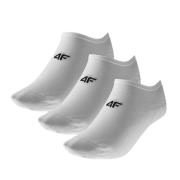4F No show sokken met logo voor heren (set van 3)