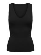 Only Carmakoma Carea s/l 2-way v-neck top jrs