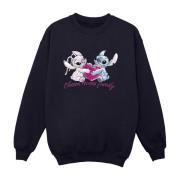 Disney Dames lilo and stitch ohana hart met engel sweatshirt