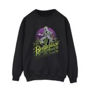 Beetlejuice Dames paars cirkel sweatshirt