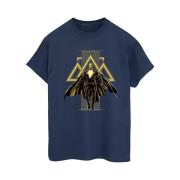 DC Comics Dames zwart adam rising gouden symbolen katoenen vriendje t-...