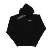 Nasa Dames modern logo chest hoodie