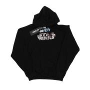 Star Wars Heren the last jedi spray logo hoodie