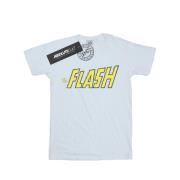 DC Comics Dames flash crackle logo cotton boyfriend t-shirt