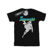 DC Comics Dames supergirl mono action pose katoenen vriendje t-shirt