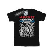 DC Comics Dames justice league mono action pose katoenen vriendje t-sh...