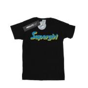 DC Comics Heren supergirl gekraakt logo t-shirt