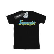 DC Comics Heren supergirl tekst logo t-shirt