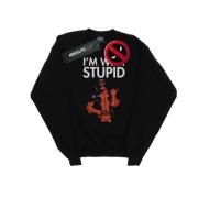 Marvel Avengers Heren deadpool i´m with stupid sweatshirt