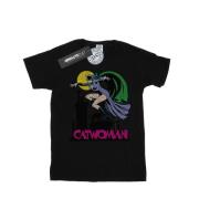 DC Comics Heren catwoman crackle logo t-shirt