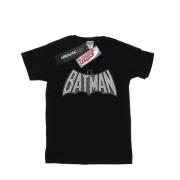 DC Comics Heren batman retro crackle logo t-shirt