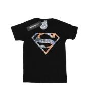 DC Comics Heren superman bloemen logo 2 t-shirt