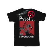 Marvel Avengers Heren deadpool no one cares t-shirt