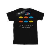 Friends Dames gekleurde paraplu's katoenen vriend t-shirt