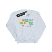 Friends Heren they don't know script sweatshirt