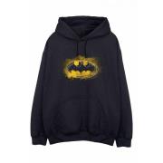 Batman Heren spray logo hoodie