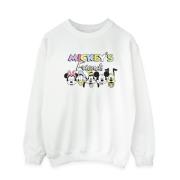 Disney Heren mickey mouse and friends gezichten sweatshirt