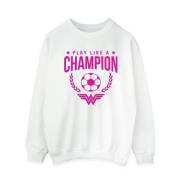 DC Comics Dames wonder woman play like a champion sweatshirt