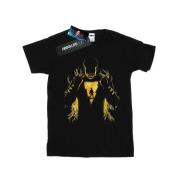 DC Comics Heren shazam bliksem silhouet t-shirt