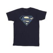 DC Comics Heren superman indigo logo t-shirt