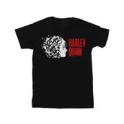 DC Comics Heren the suicide squad harley quinn stencil logo t-shirt