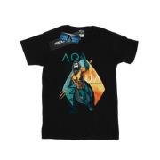 DC Comics Heren aquaman tropical pictogram t-shirt