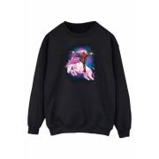 Marvel Avengers Dames deadpool space unicorn boyfriend fit sweatshirt